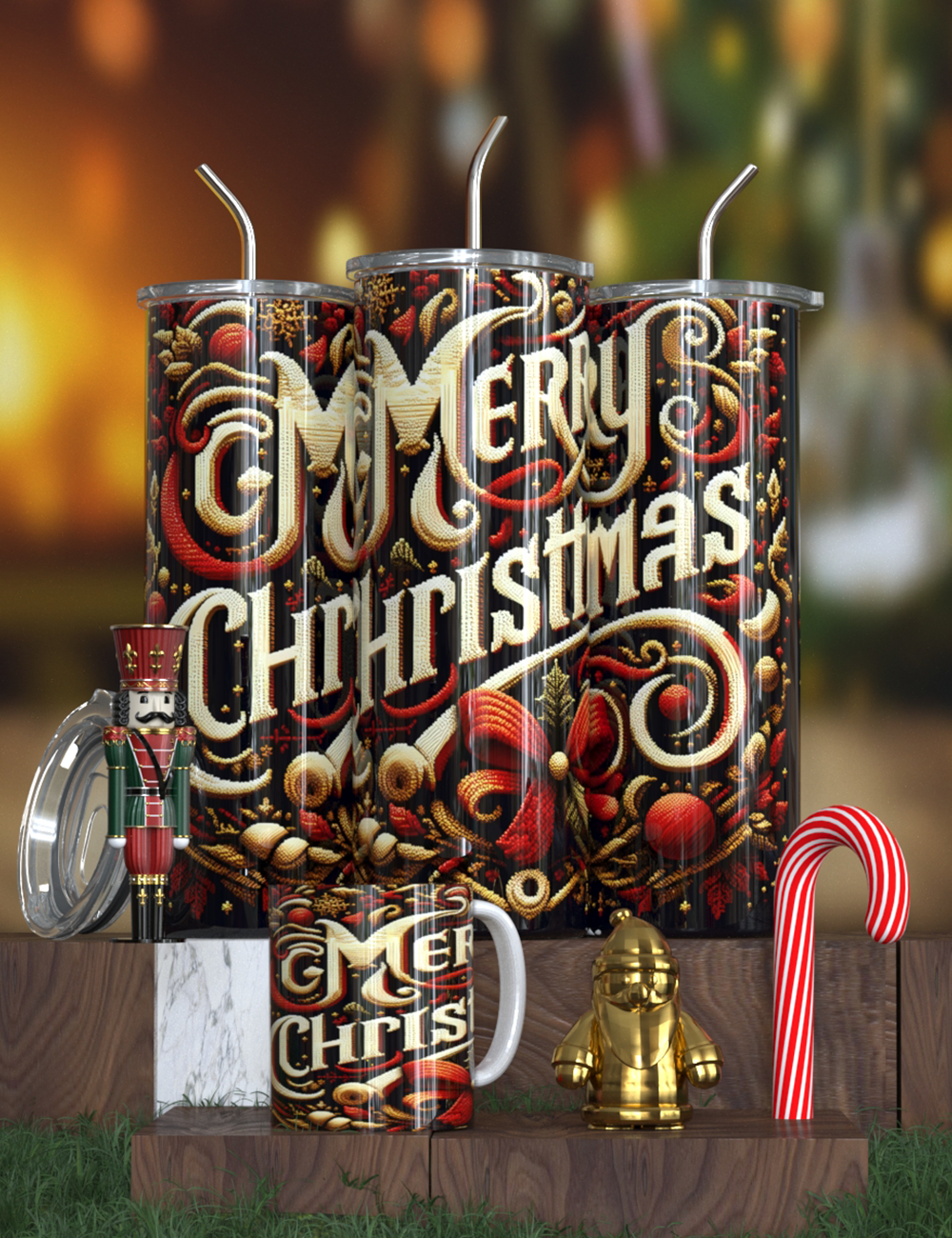 Merry Christmas Tumblers