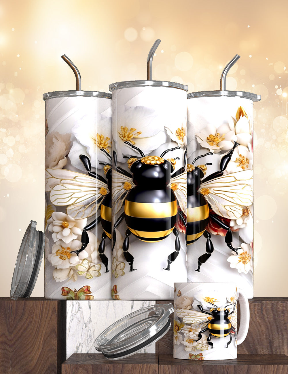 Bee’s luxury tumbler @20% off