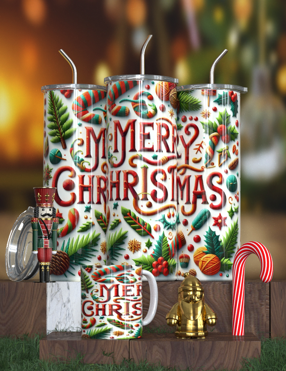 Merry Christmas Tumblers