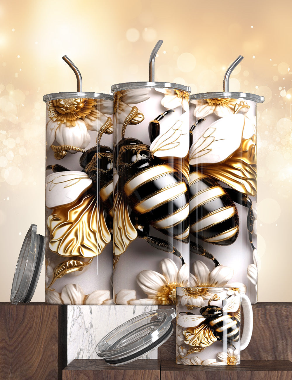 Bee’s luxury tumbler @20% off
