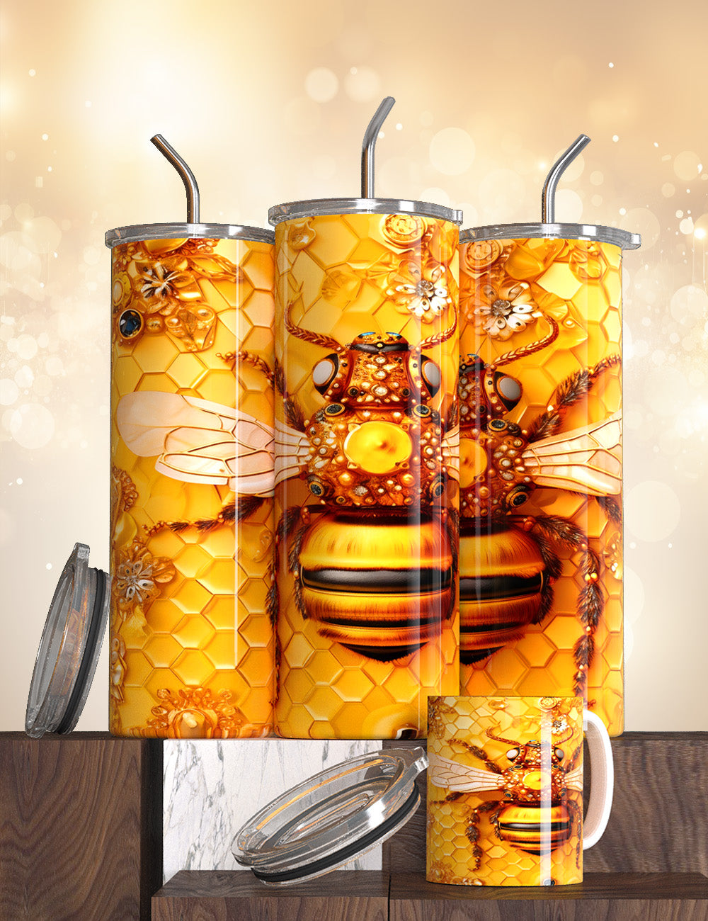 Bee’s luxury tumbler @20% off