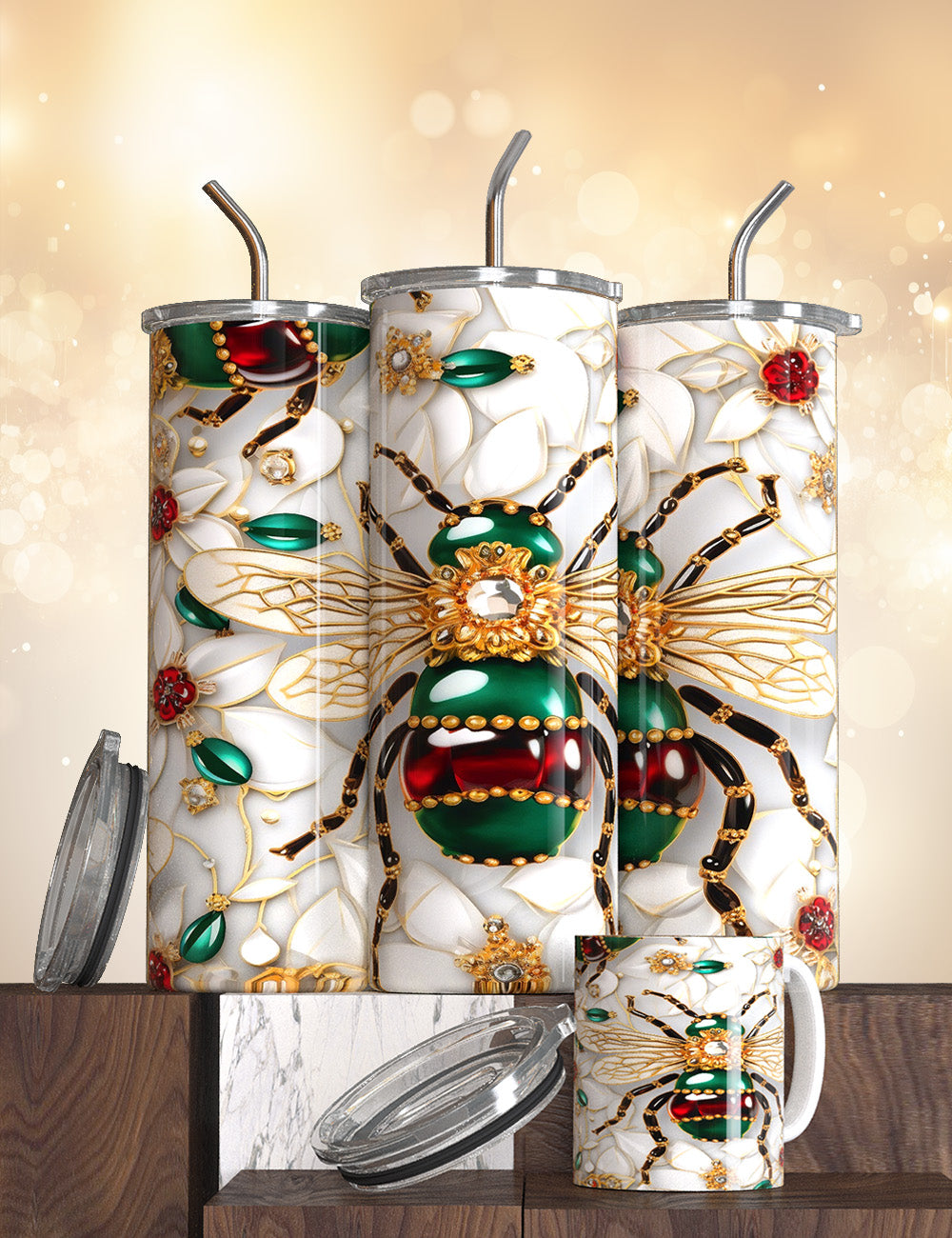 Bee’s luxury tumbler @20% off