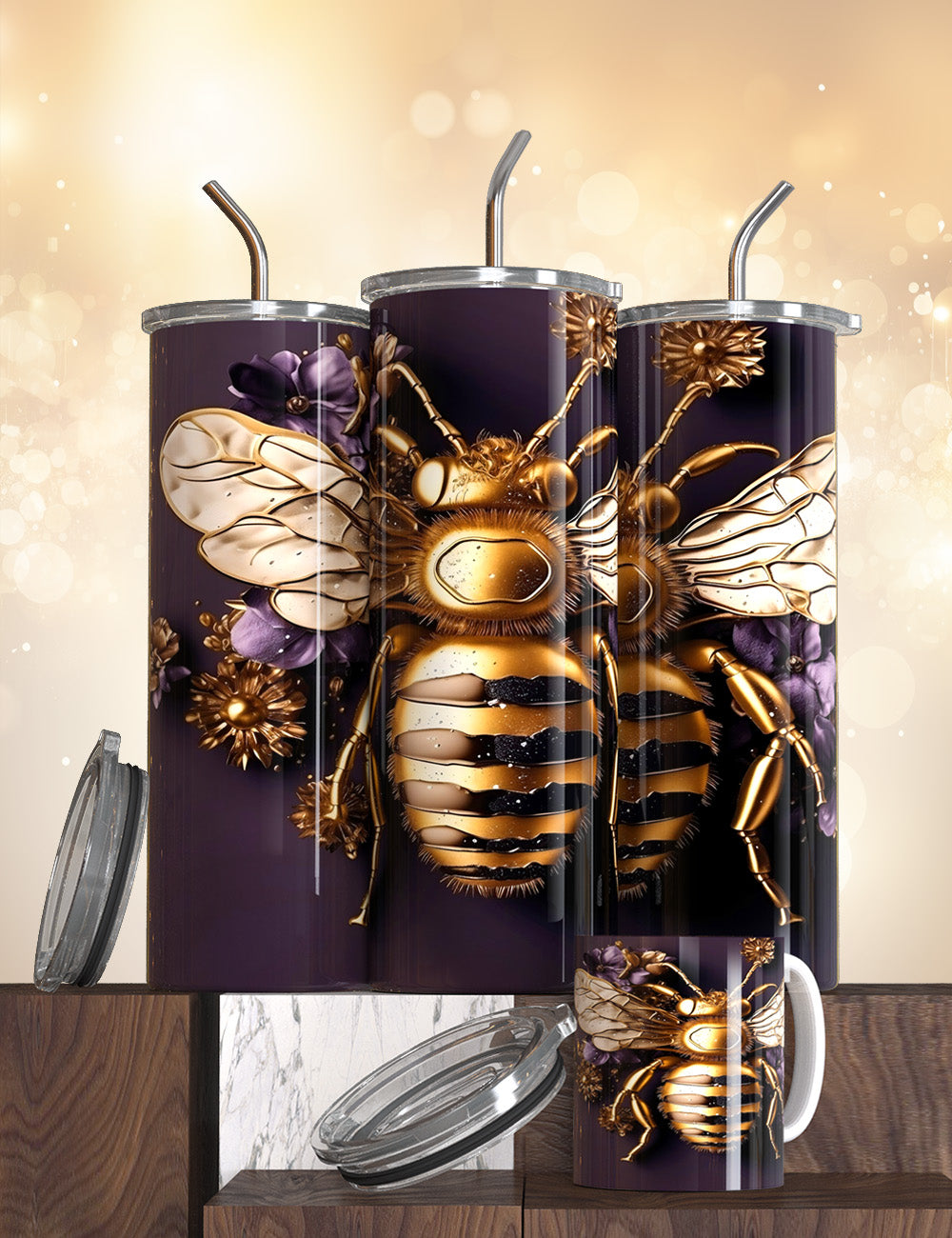 Bee’s luxury tumbler @20% off
