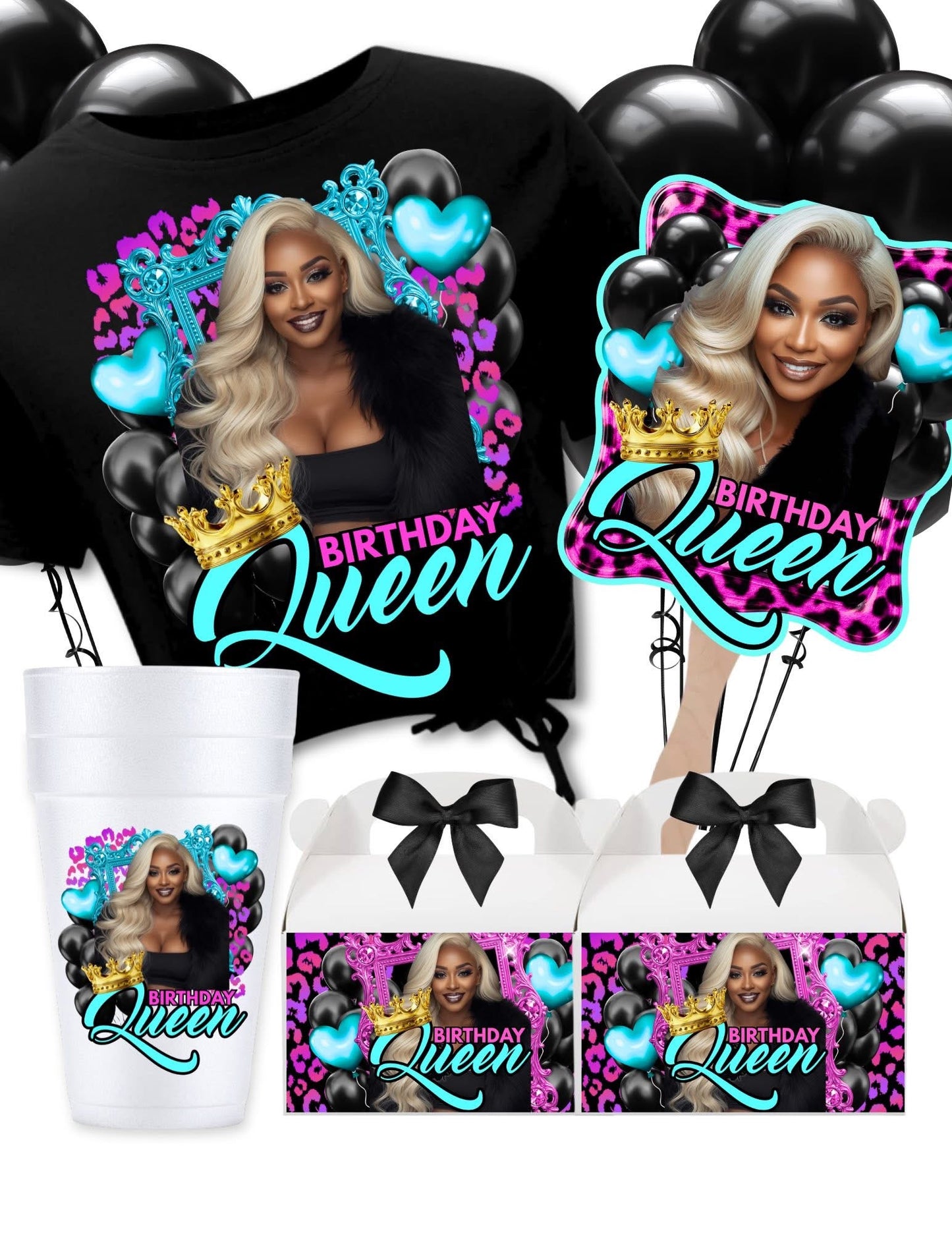Birthday Queen Party Boxes