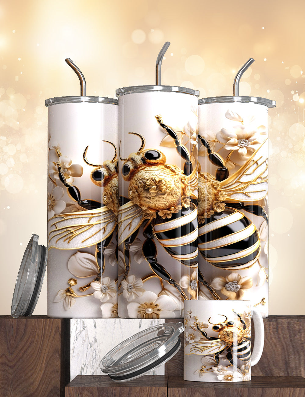 Bee’s luxury tumbler @20% off