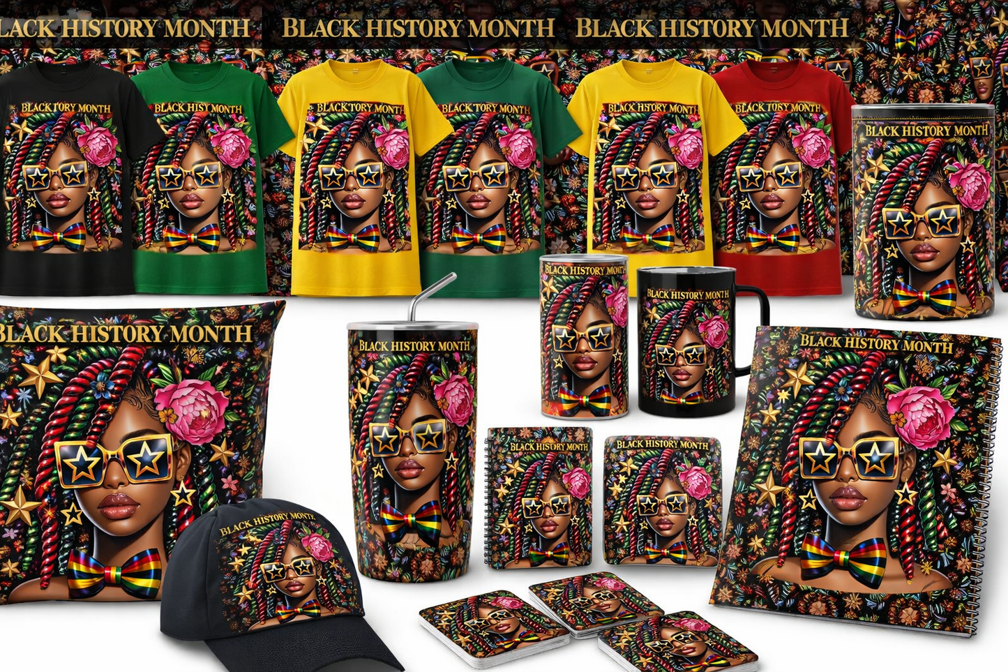 • Black History Month Luxe Queen Full Bundle