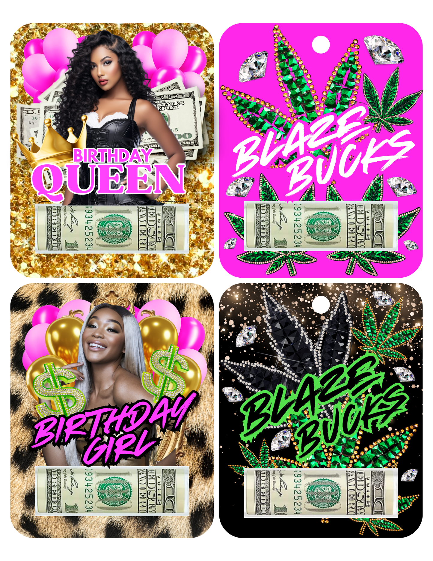 Custom Money Holder Gift Cards from Leshellcreation