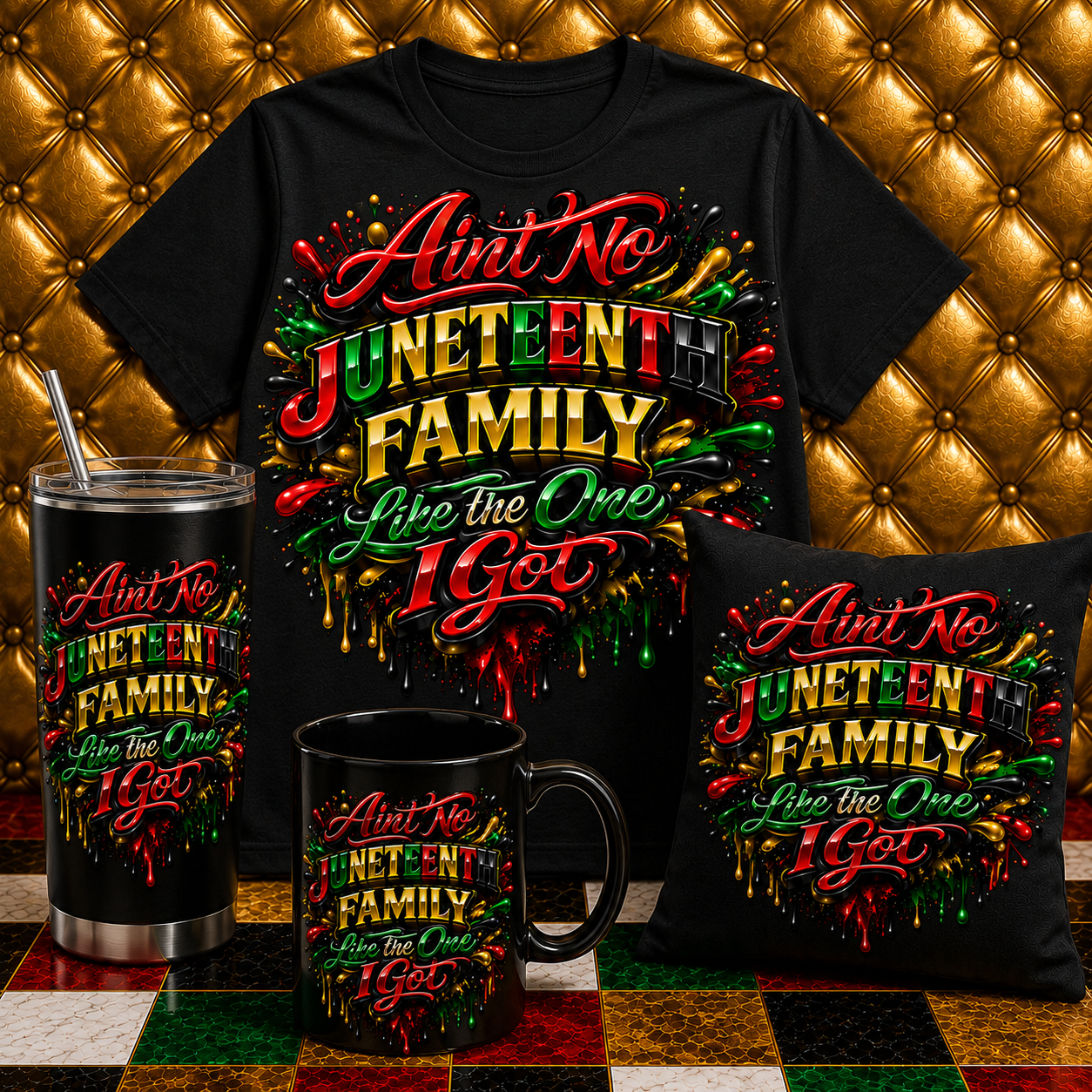 AIN’T NO JUNETEENTH FAMILY LIKE THE ONE I GOT – Luxury Juneteenth Collection