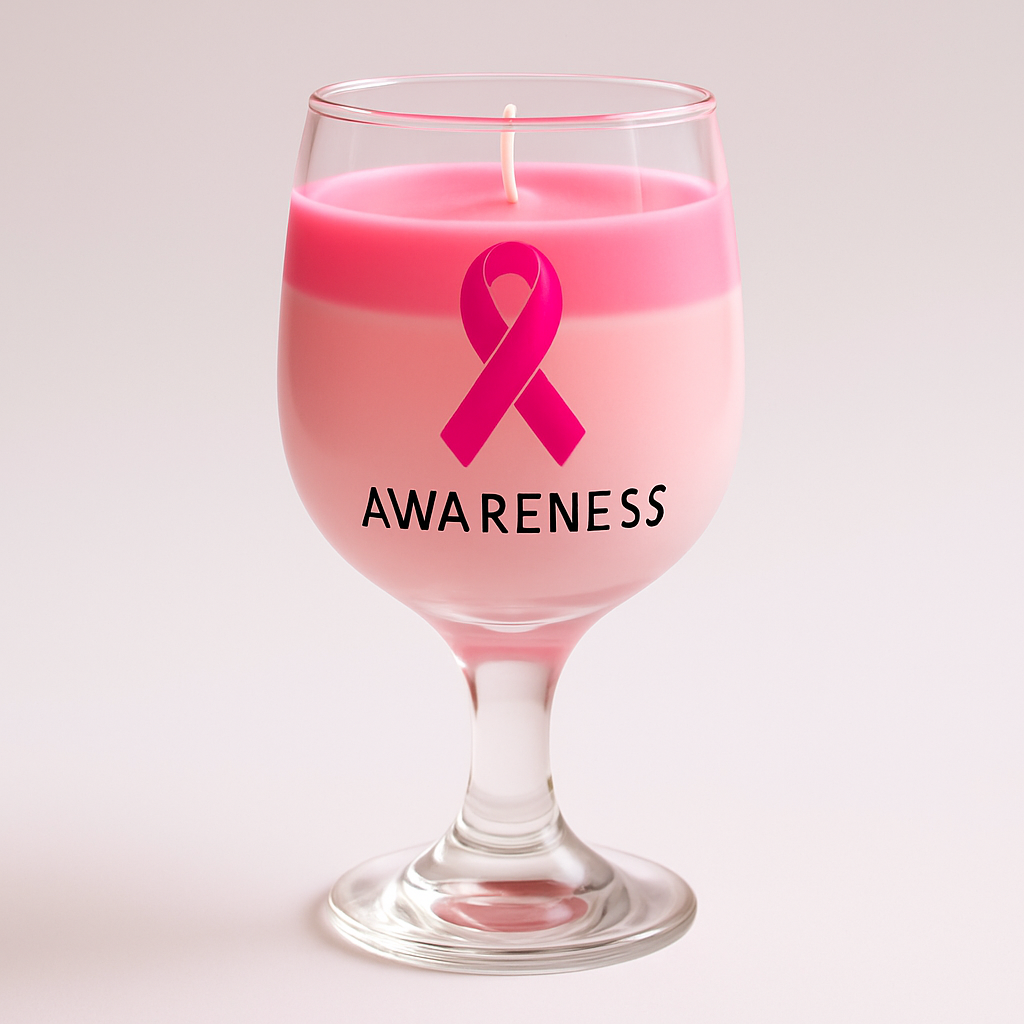Cancer Awareness Month candles
