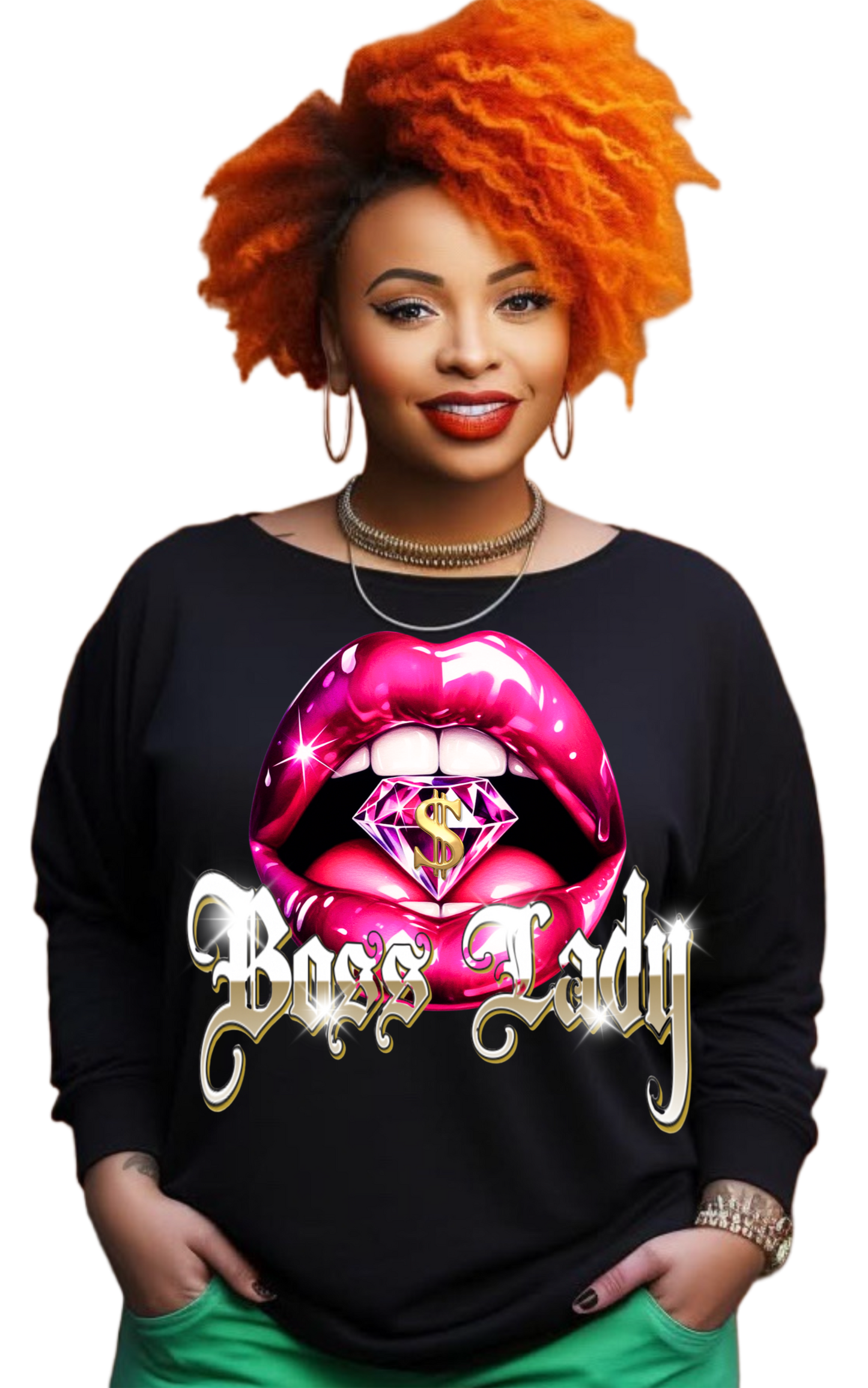 Glam Money Lips Collection – Boss Lady • Hustler • CashApp Drip” shirts