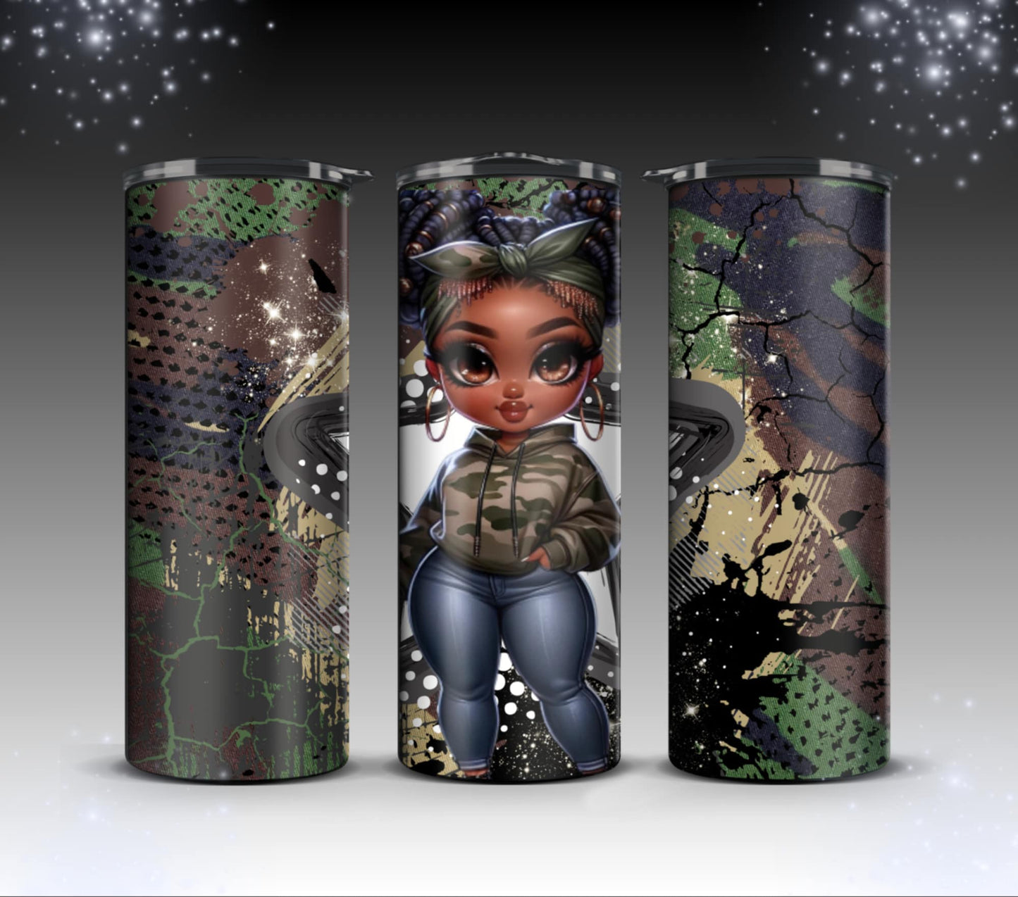Camouflage girls Tumblers