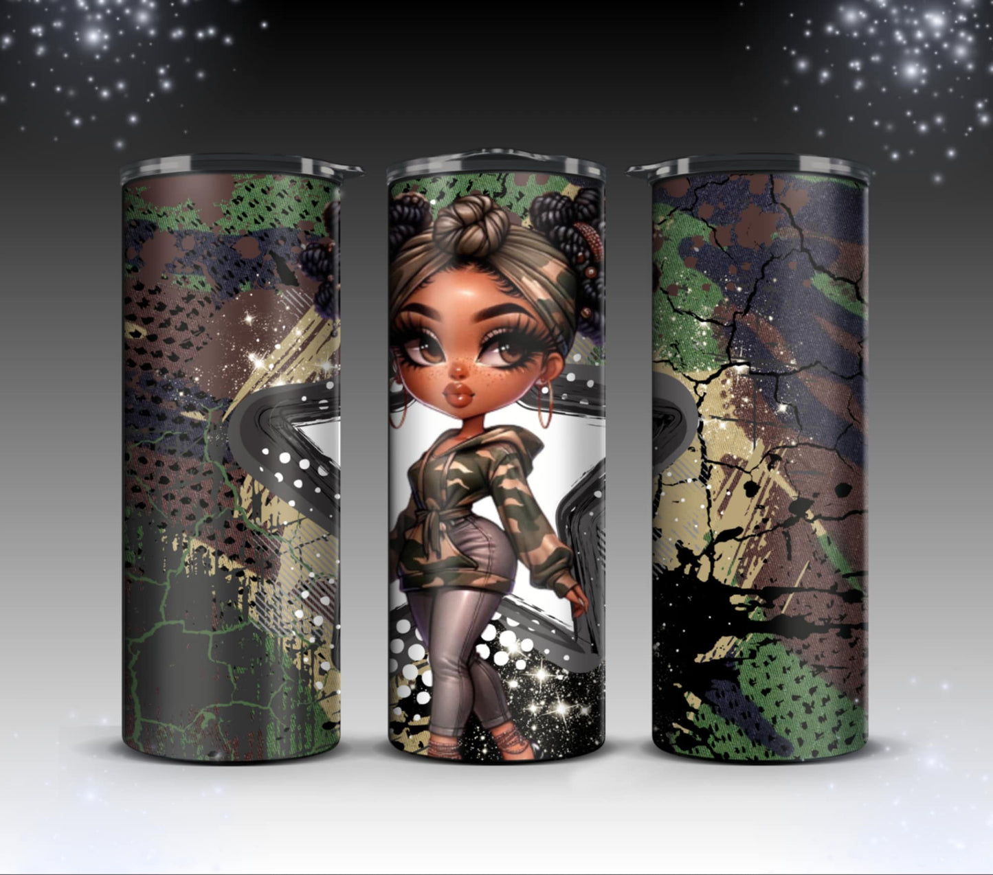 Camouflage girls Tumblers