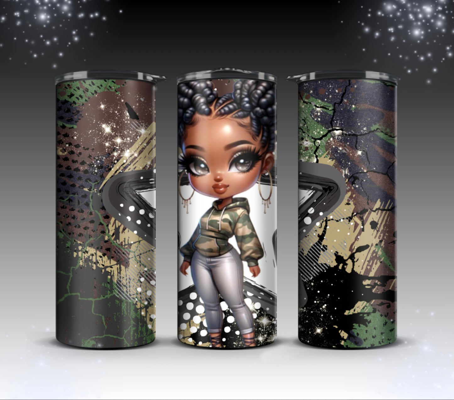 Camouflage girls Tumblers