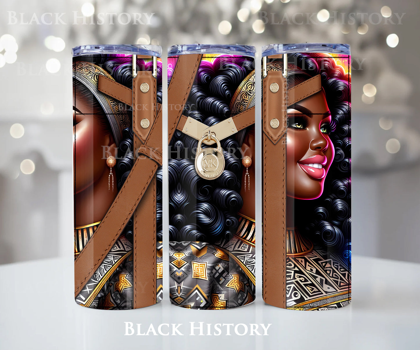 African-American woman, Tumbler