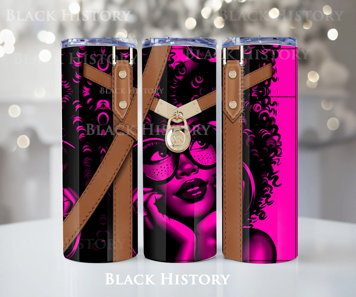African-American woman, Tumbler