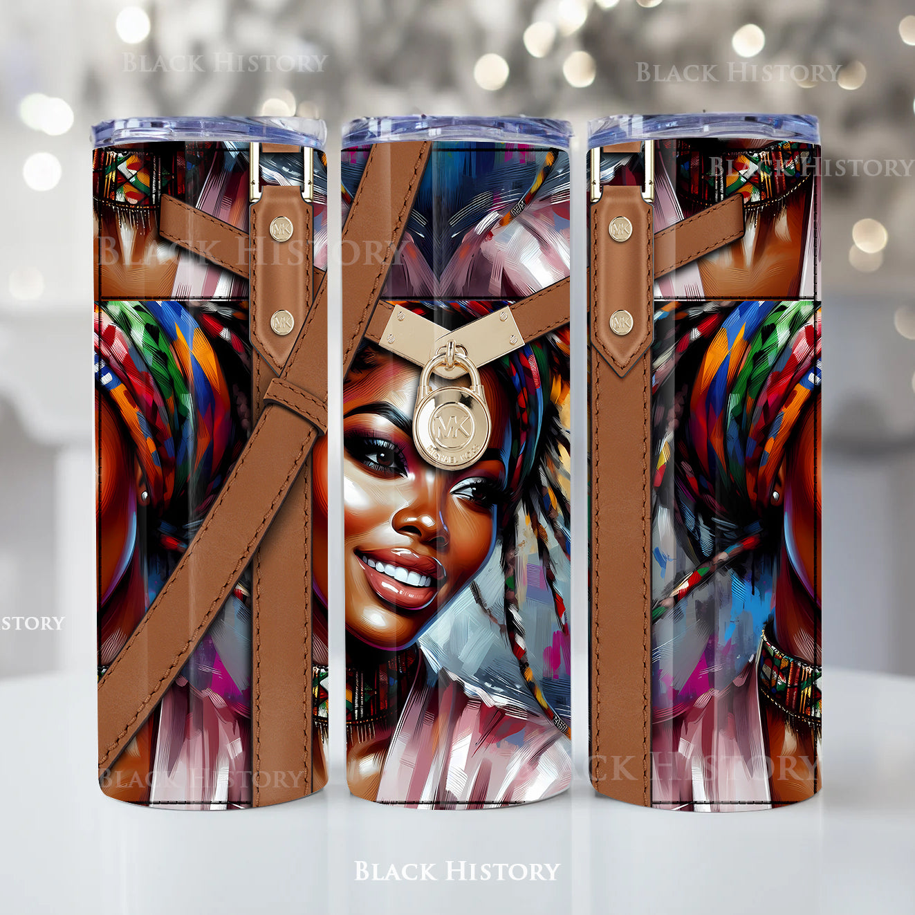 African-American woman, Tumbler