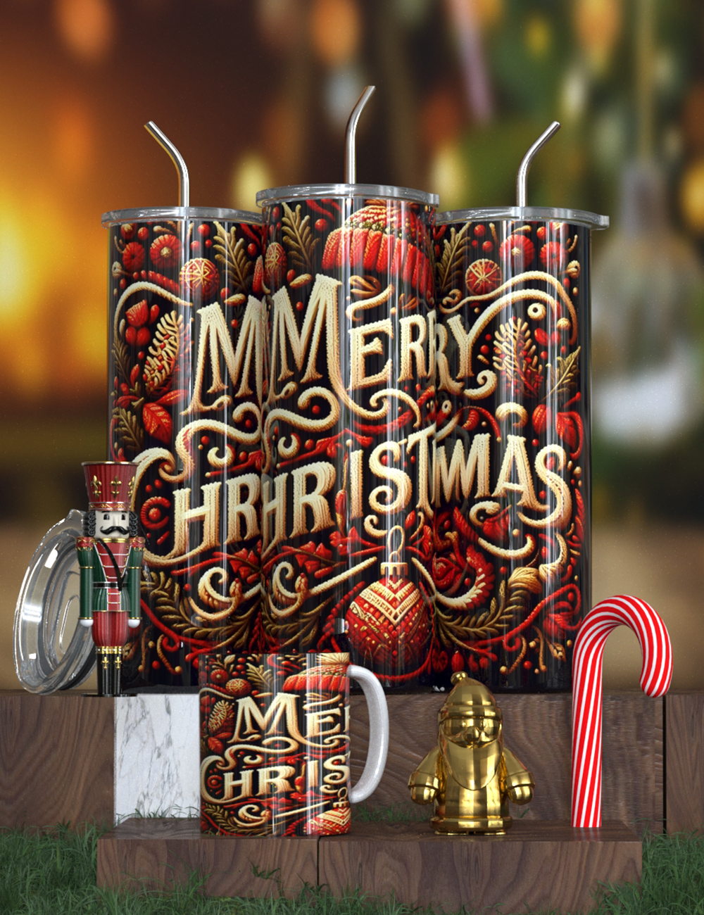 Merry Christmas Tumblers