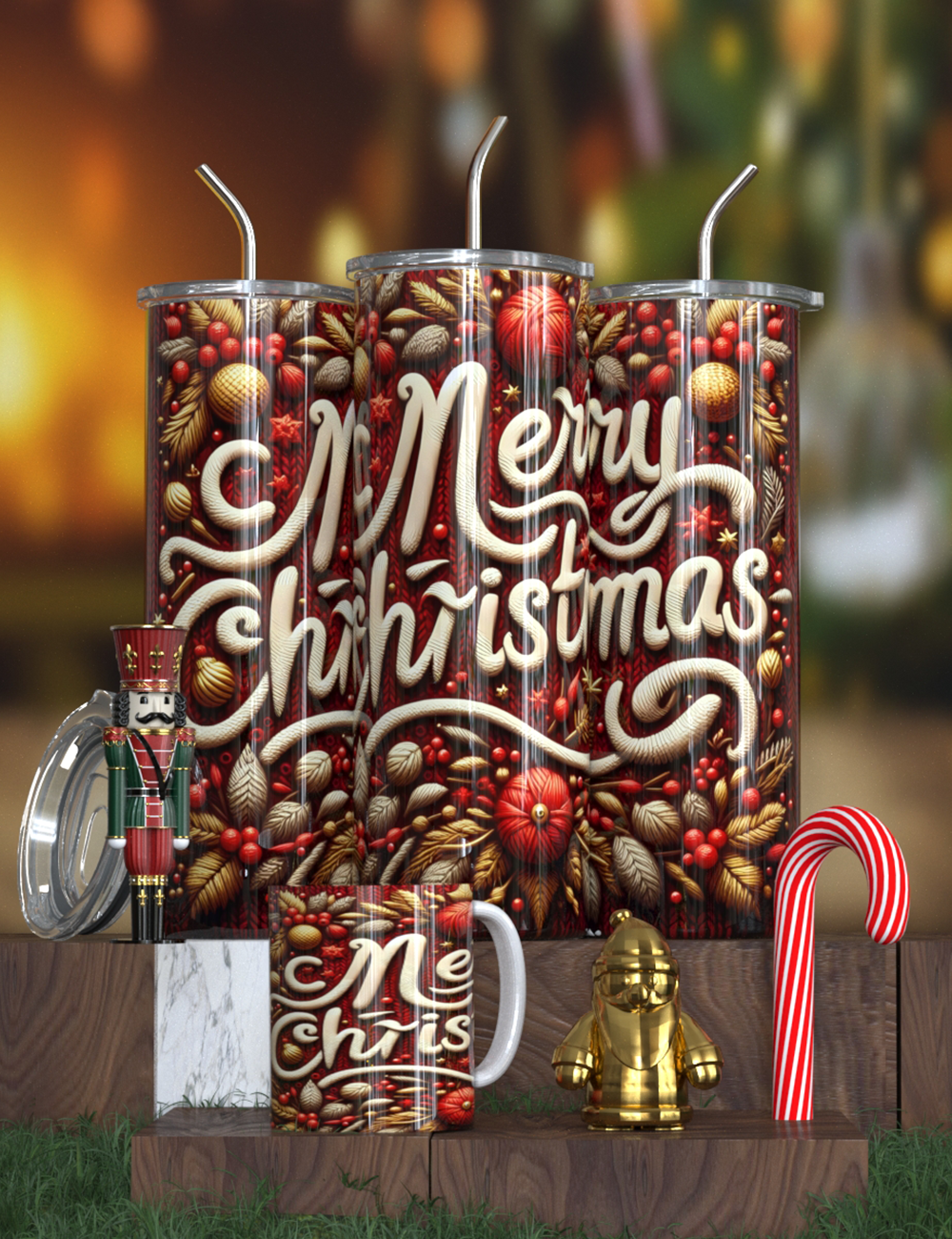 Merry Christmas Tumblers