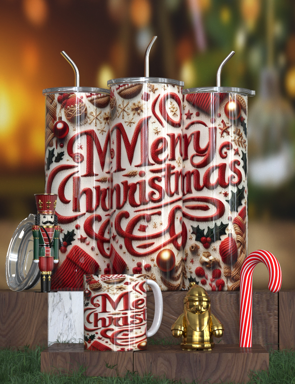 Merry Christmas Tumblers