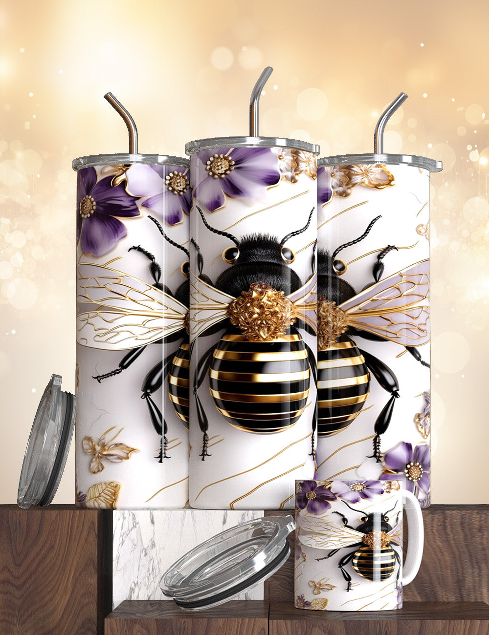 Bee’s luxury tumbler @20% off