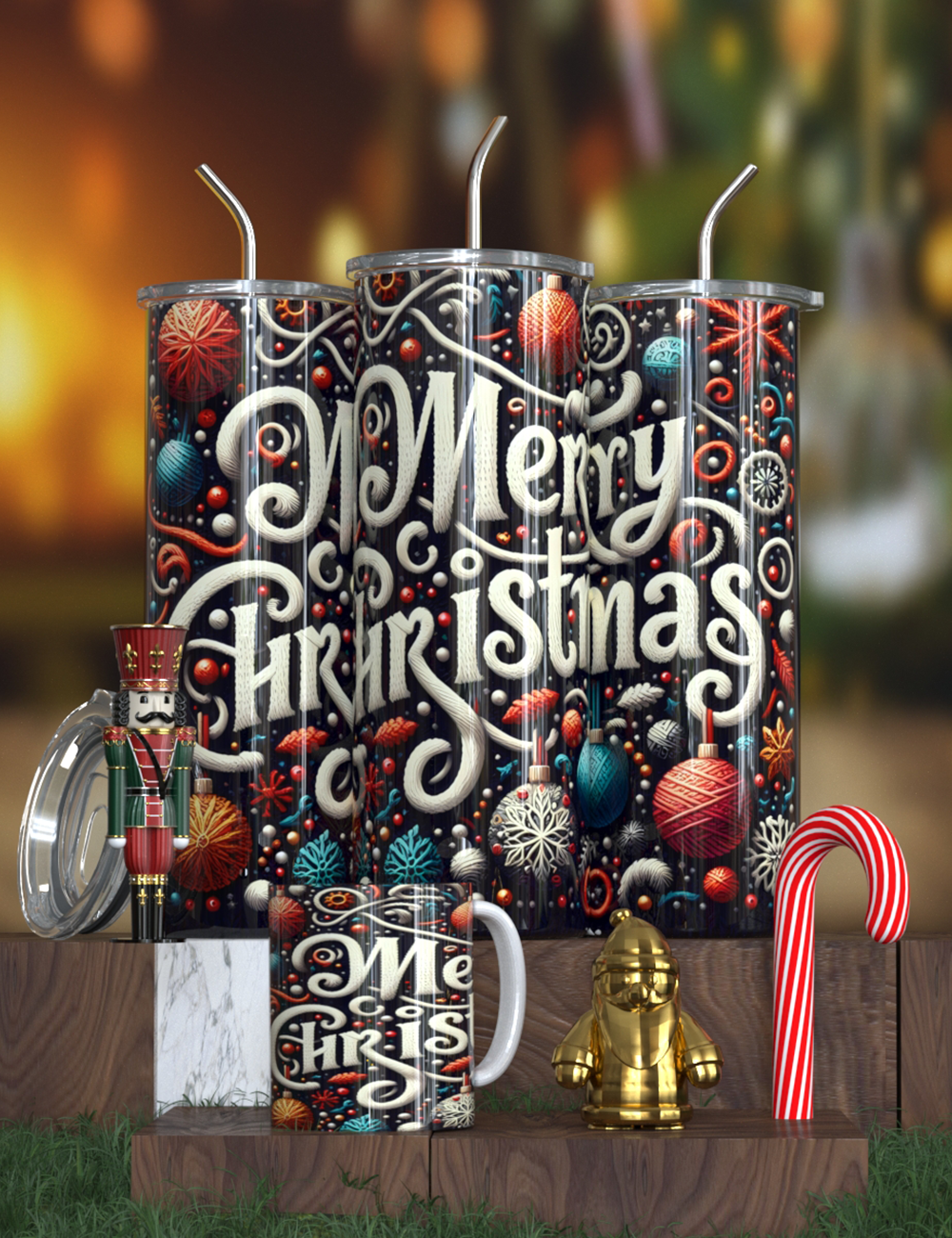 Merry Christmas Tumblers