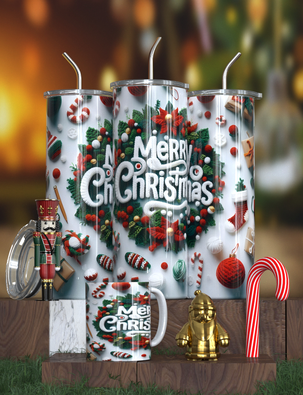 Merry Christmas Tumblers