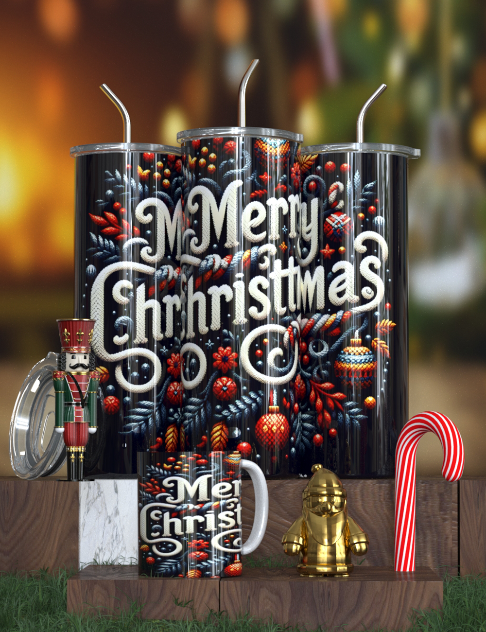 Merry Christmas Tumblers