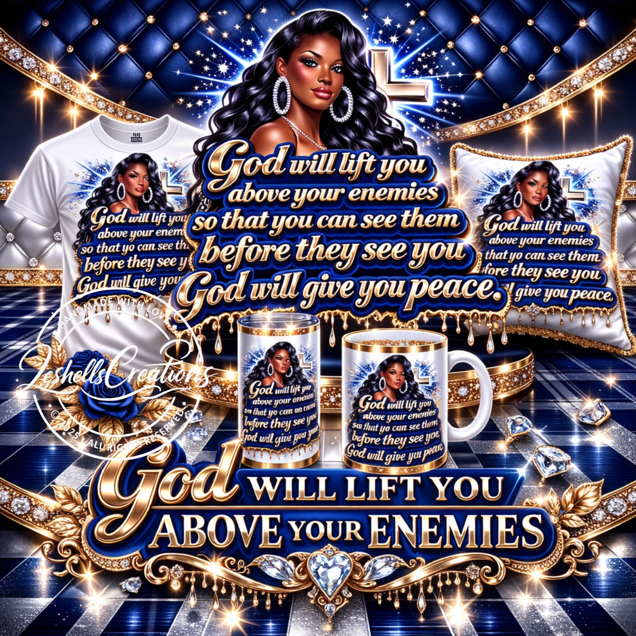 GOD WILL LIFT YOU ABOVE YOUR ENEMIES SO THAT YOU CAN SEE THEM BEFORE THEY SEE YOU.