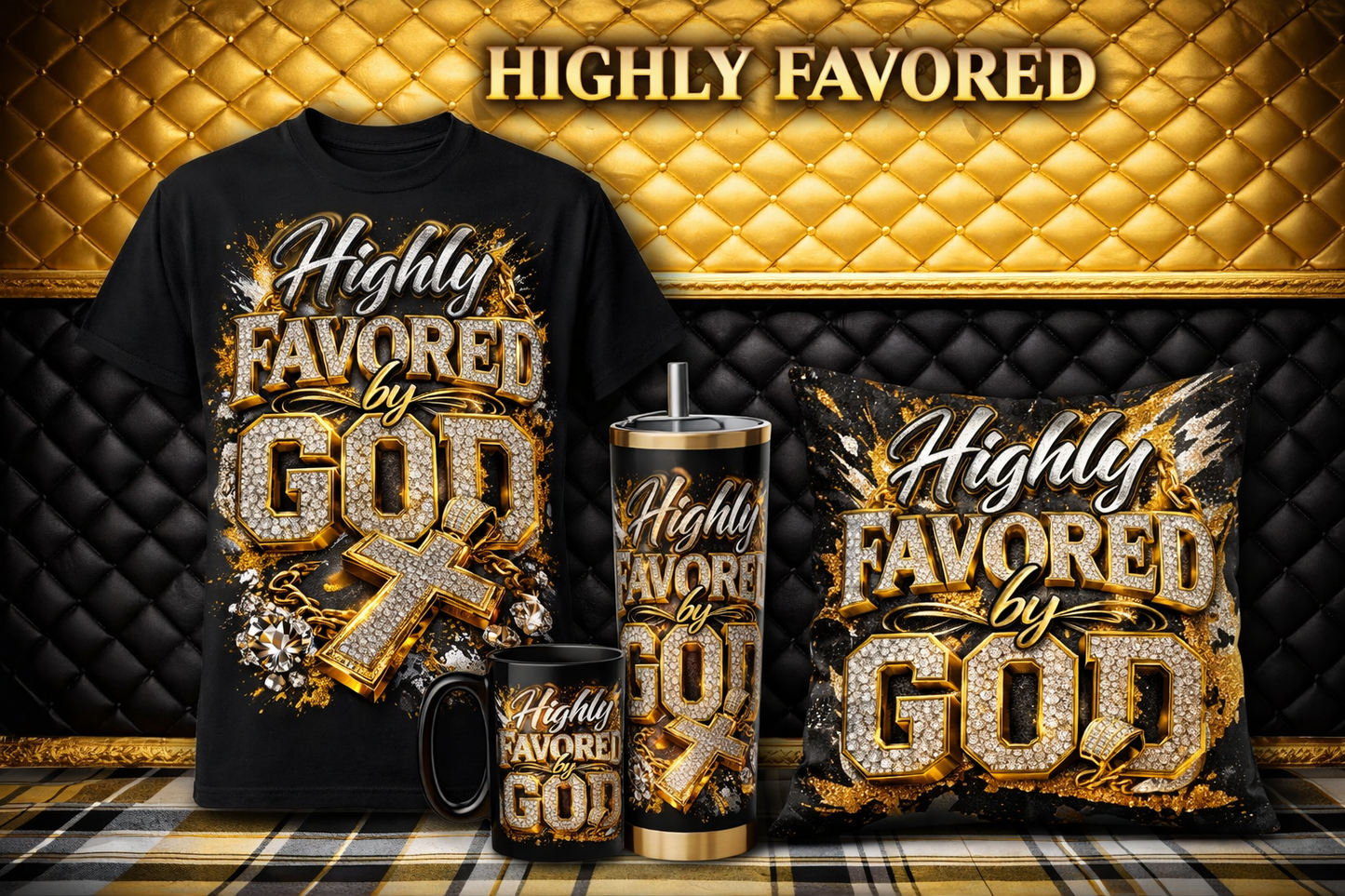 ✨ Highly Favored by GOD – Faith Inspired Collection