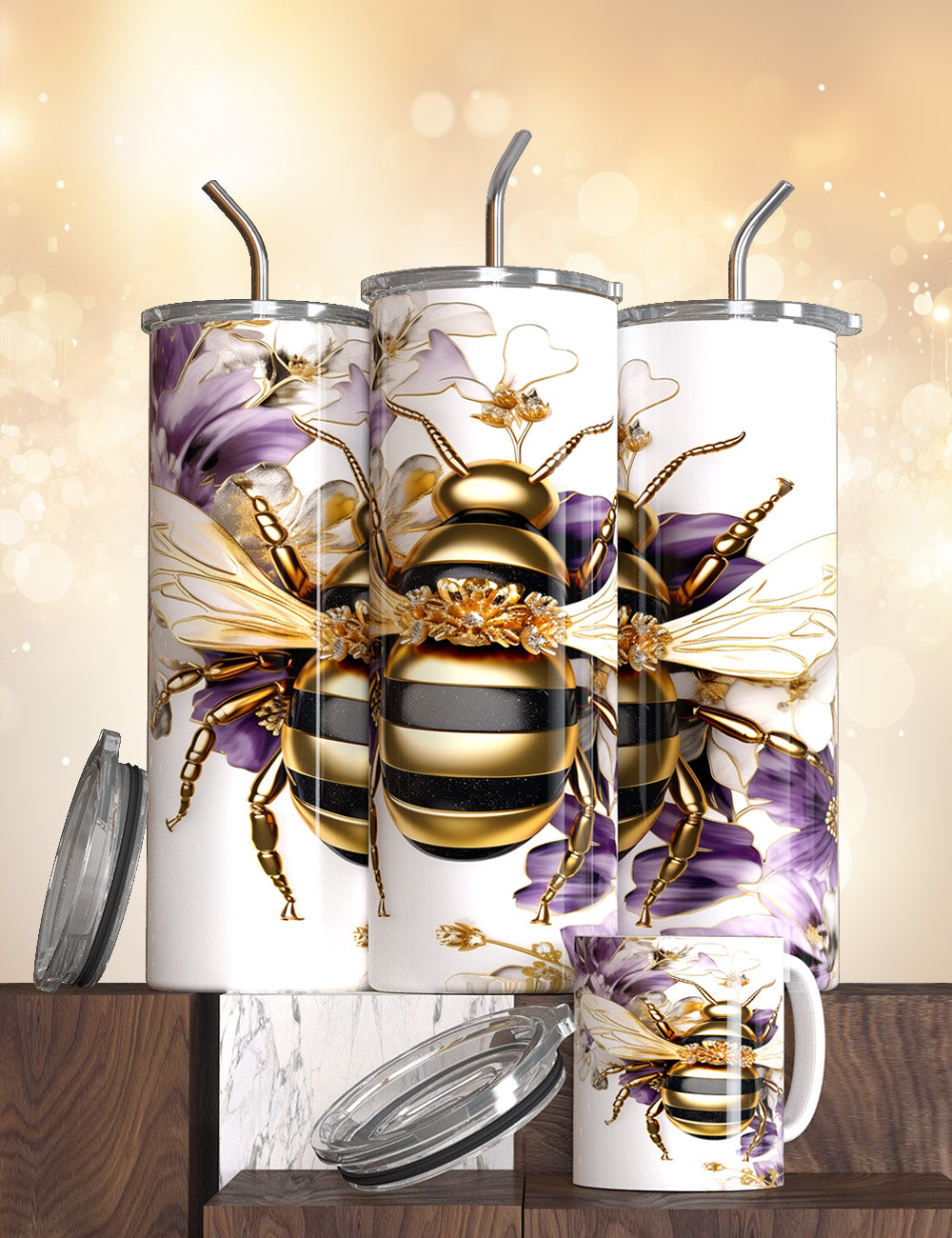Bee’s luxury tumbler @20% off