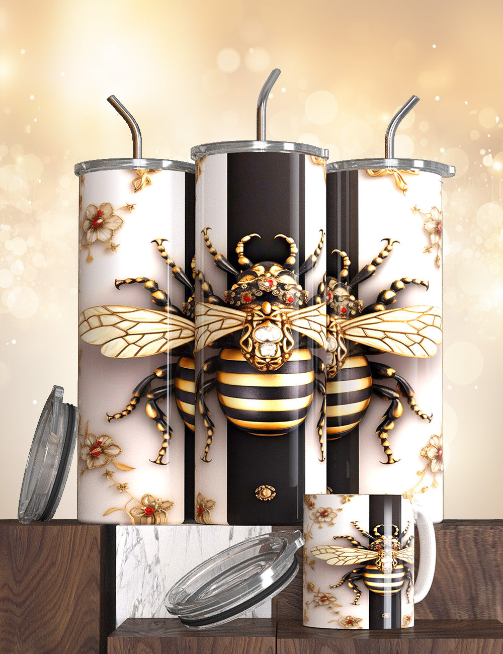Bee’s luxury tumbler @20% off