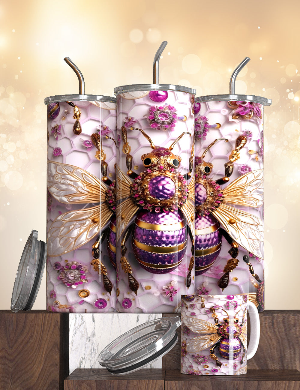 Bee’s luxury tumbler @20% off