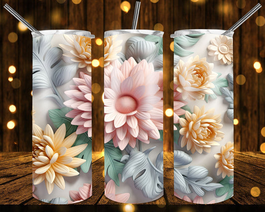 Flowers tumblers