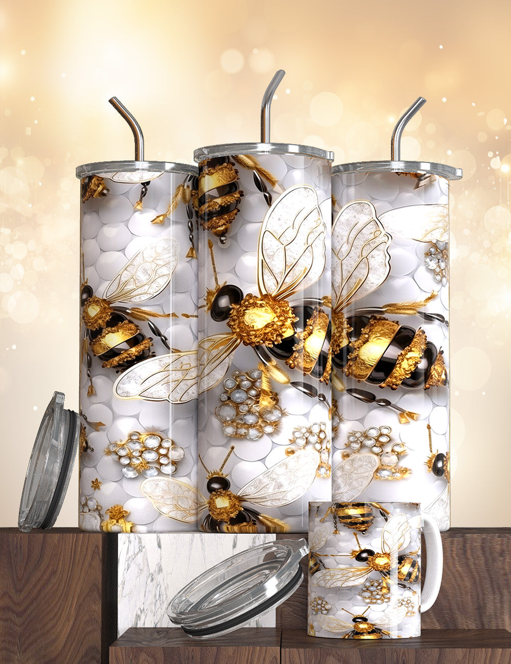 Bee’s luxury tumbler @20% off