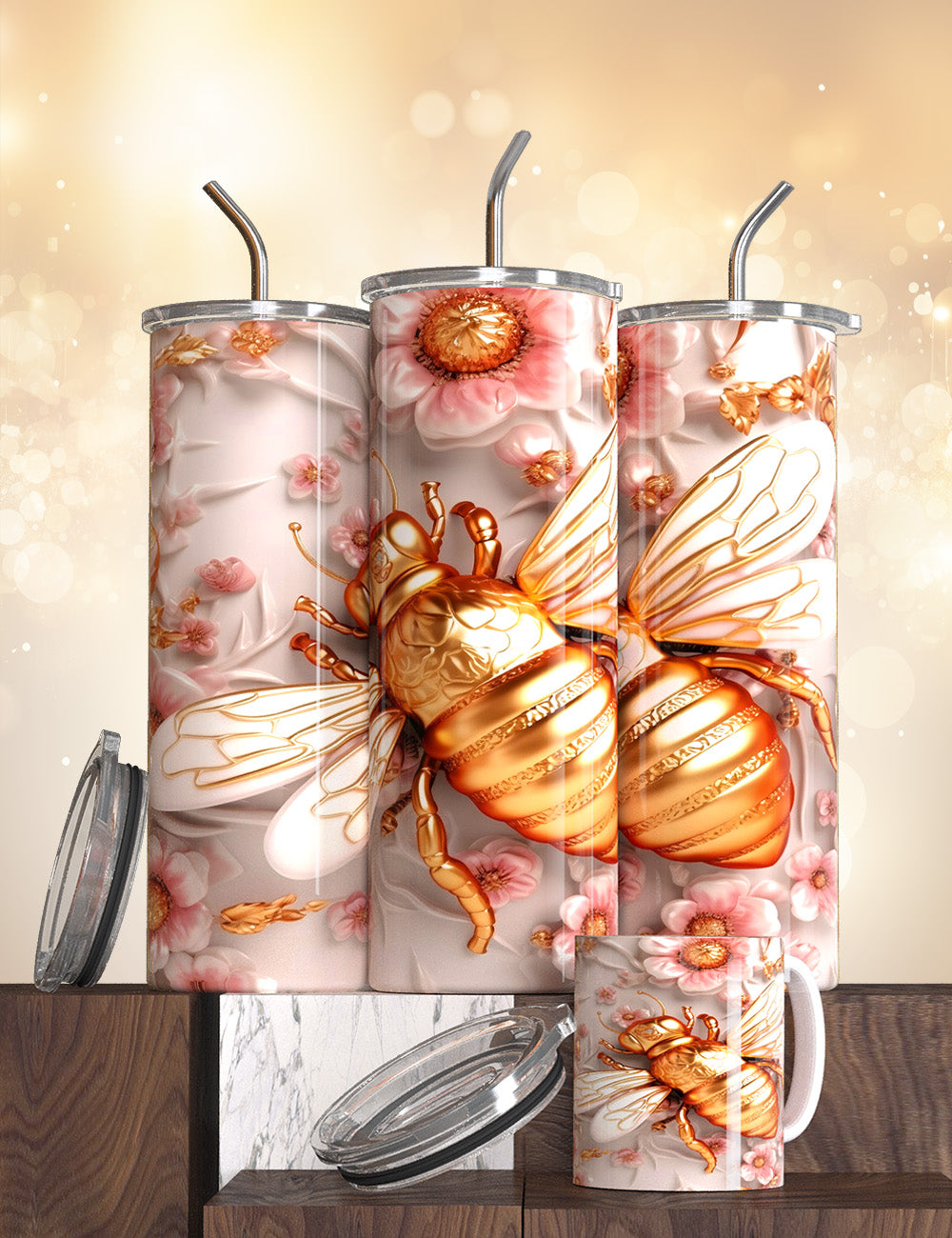 Bee’s luxury tumbler @20% off