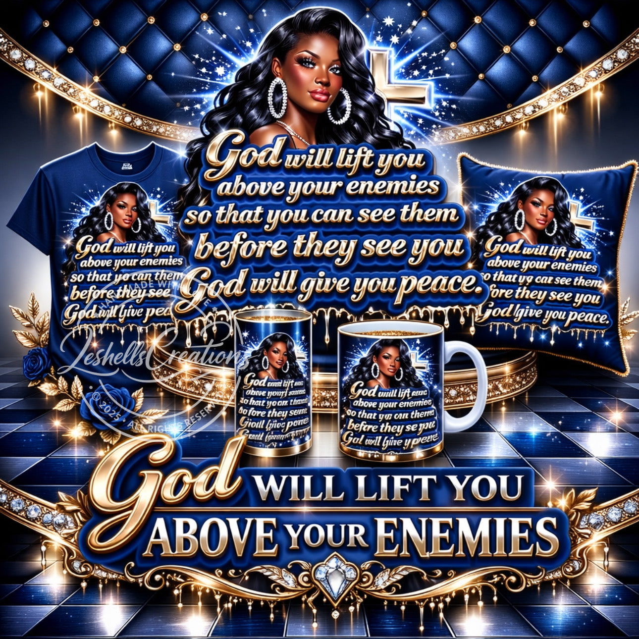 GOD WILL LIFT YOU ABOVE YOUR ENEMIES SO THAT YOU CAN SEE THEM BEFORE THEY SEE YOU.