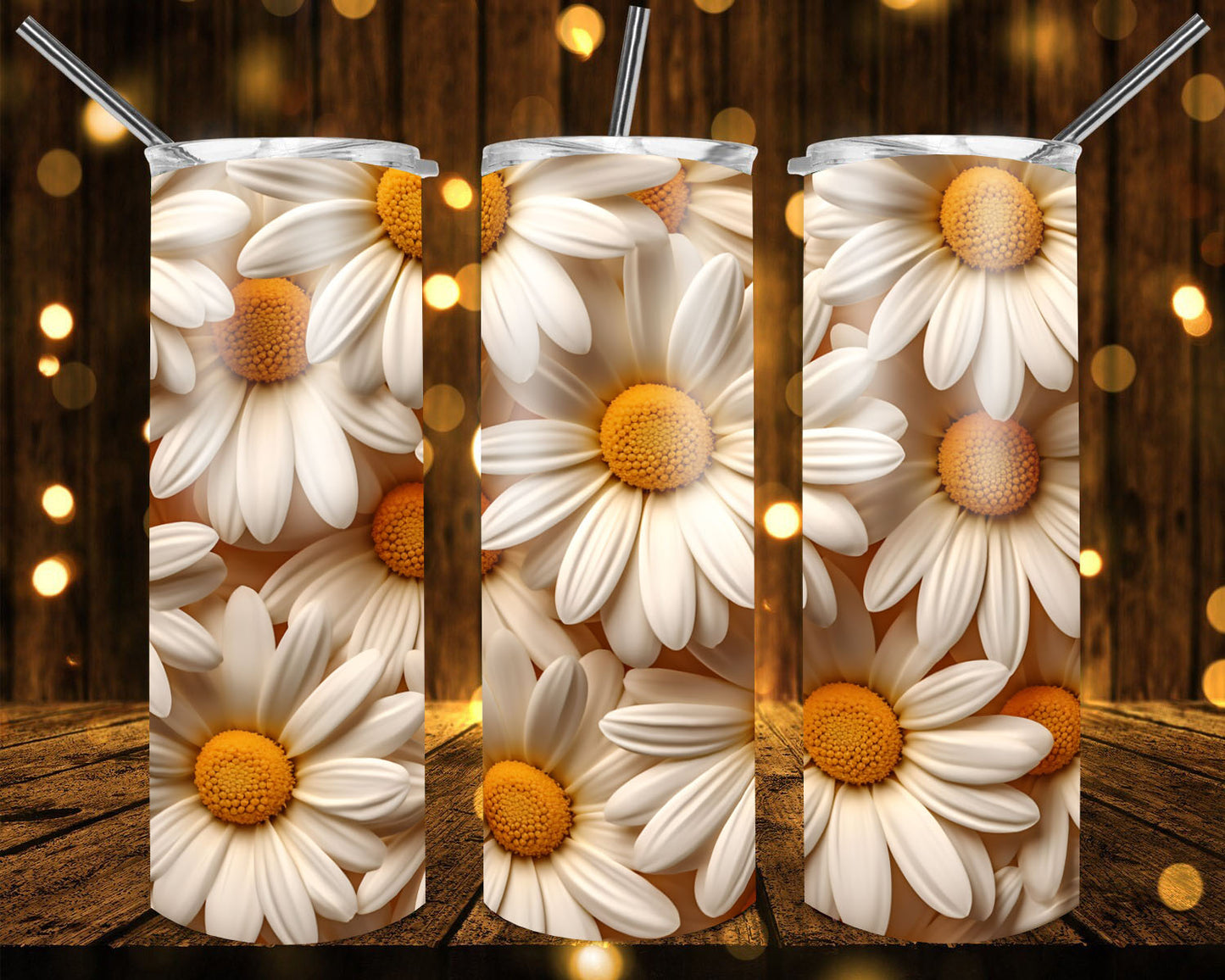 Flowers tumblers