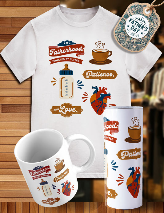 Father’s Day trio shirt, tumbler, cup