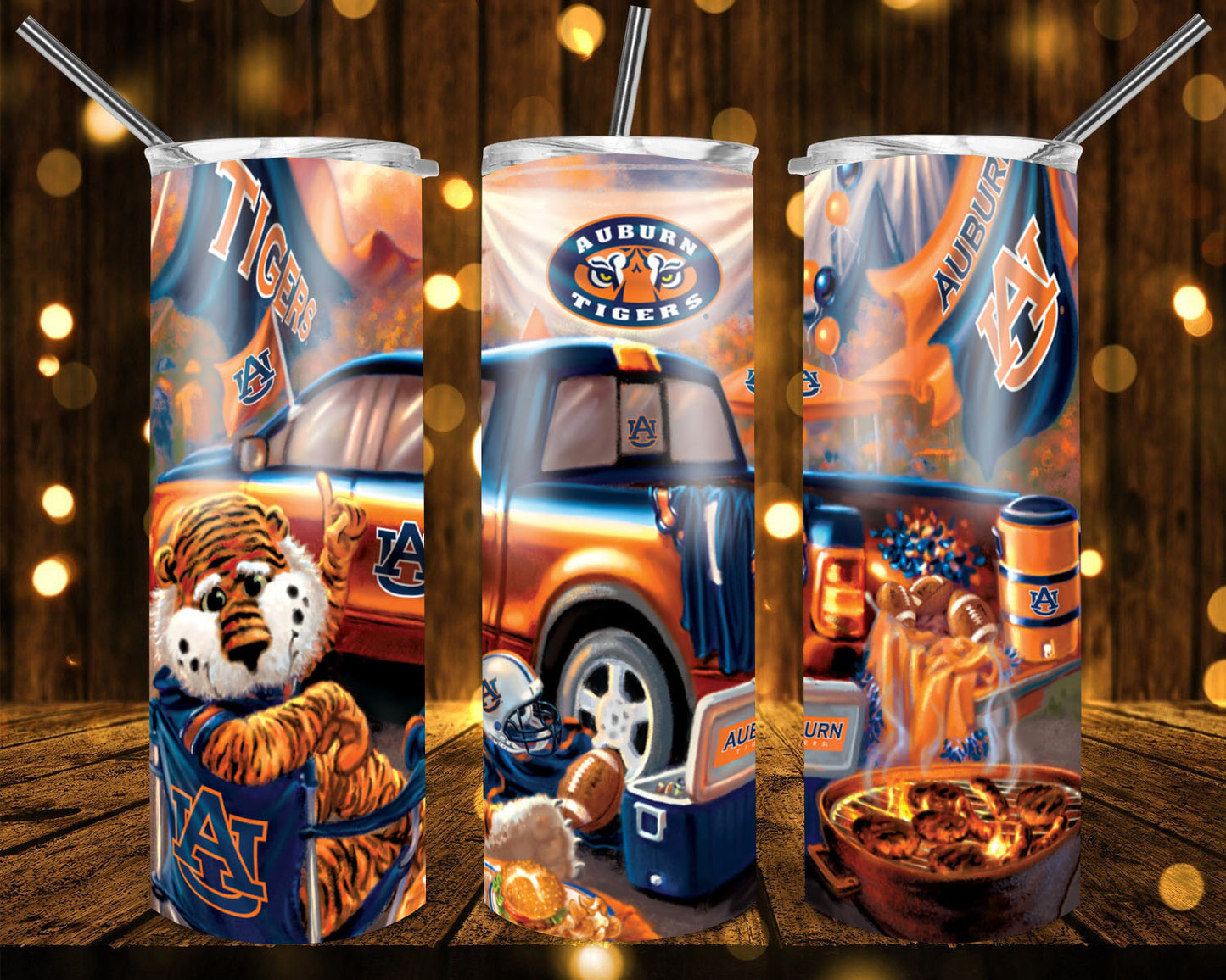 College football team badass trucks tumblers