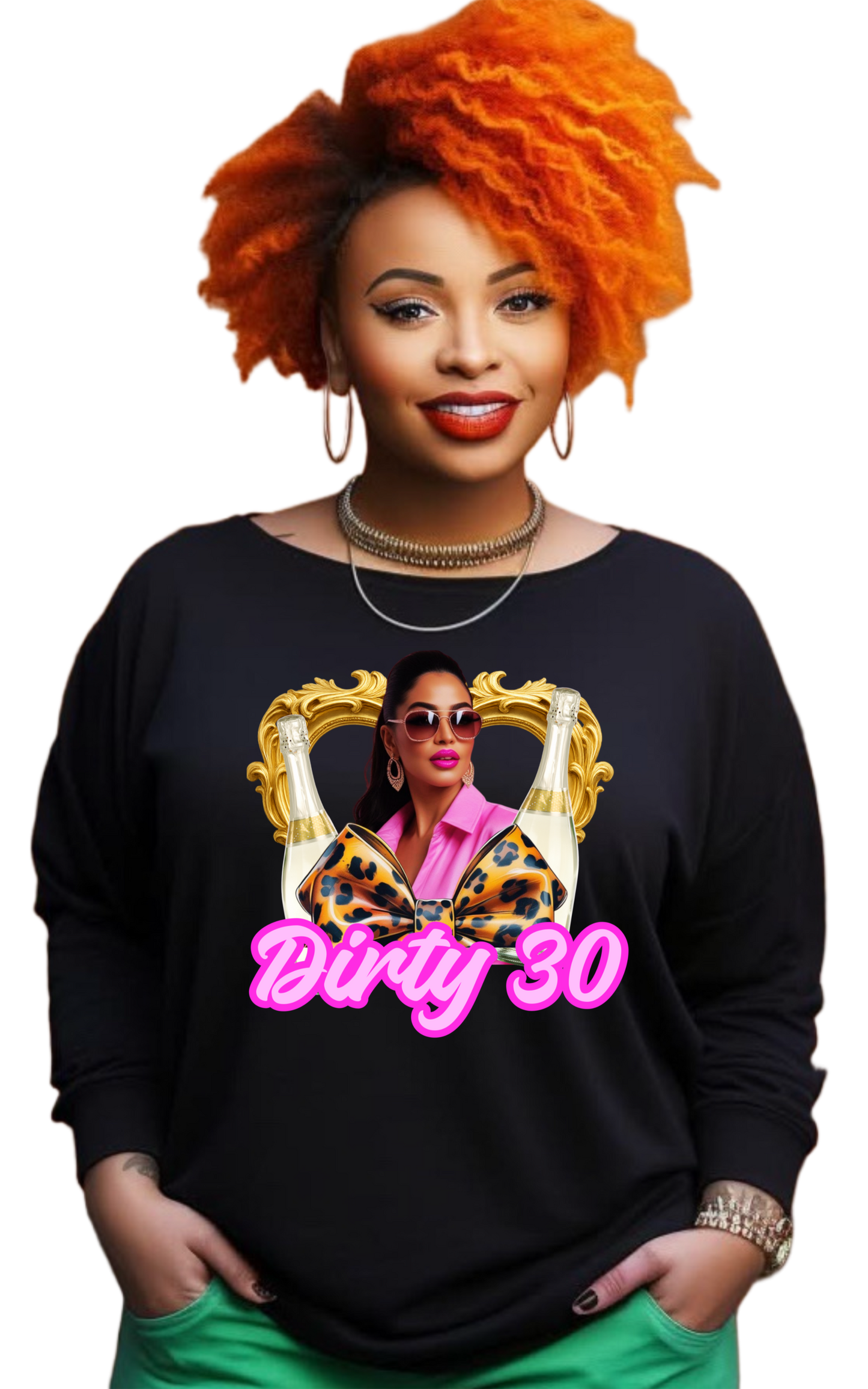 🎉✨ CUSTOM GLAM PARTY FAVOR BAGS — DIRTY 30 • BIG RICK • BIRTHDAY GIRL EDITION