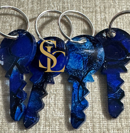 Faith is the key-Custom Sublimated Keychain”By Sherrell Williams
