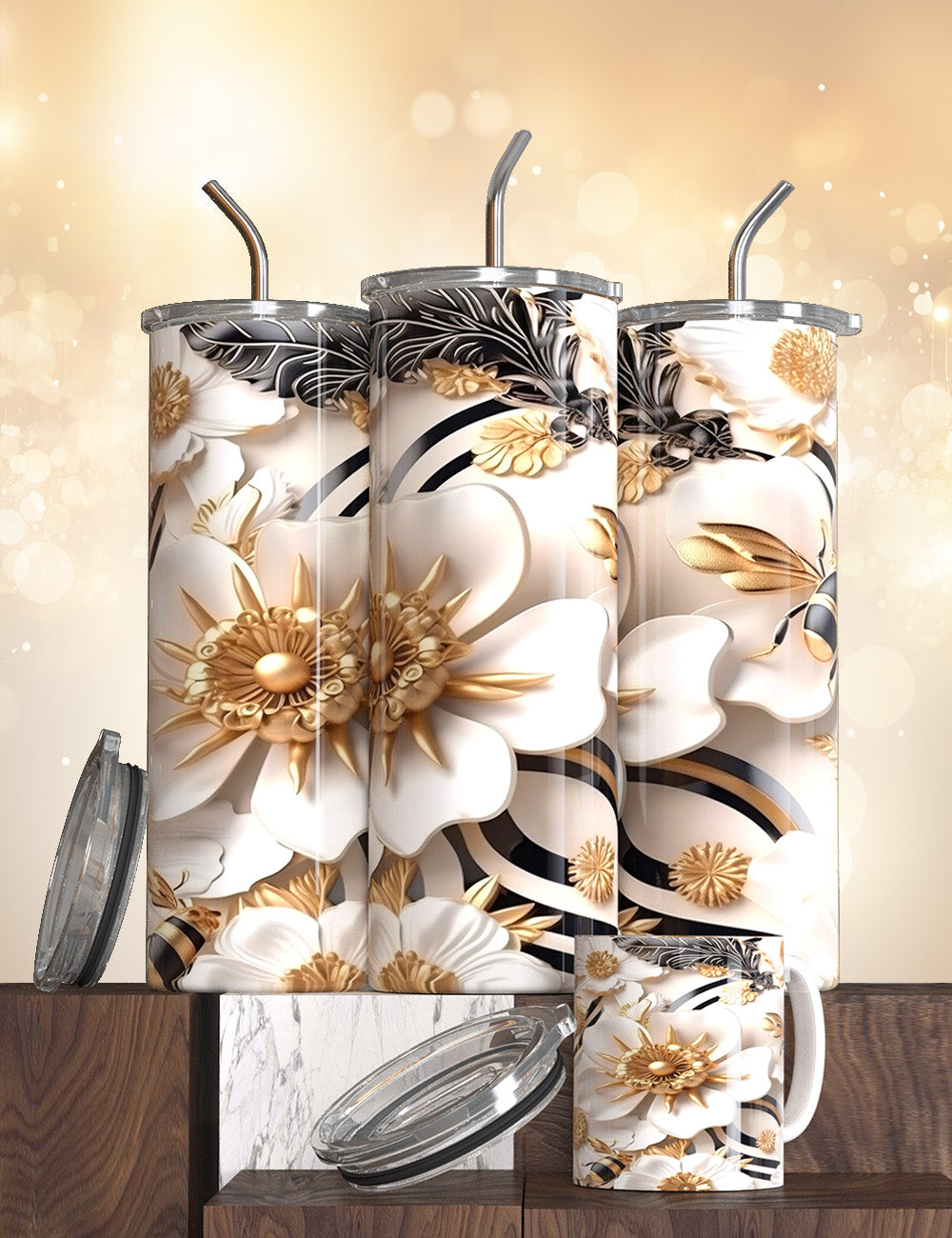 Bee’s luxury tumbler @20% off