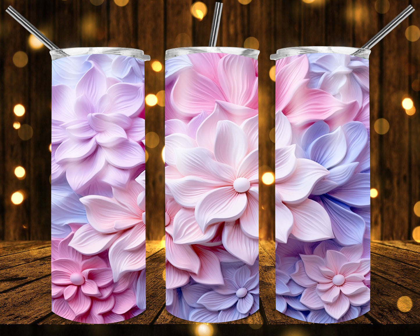 Flowers tumblers