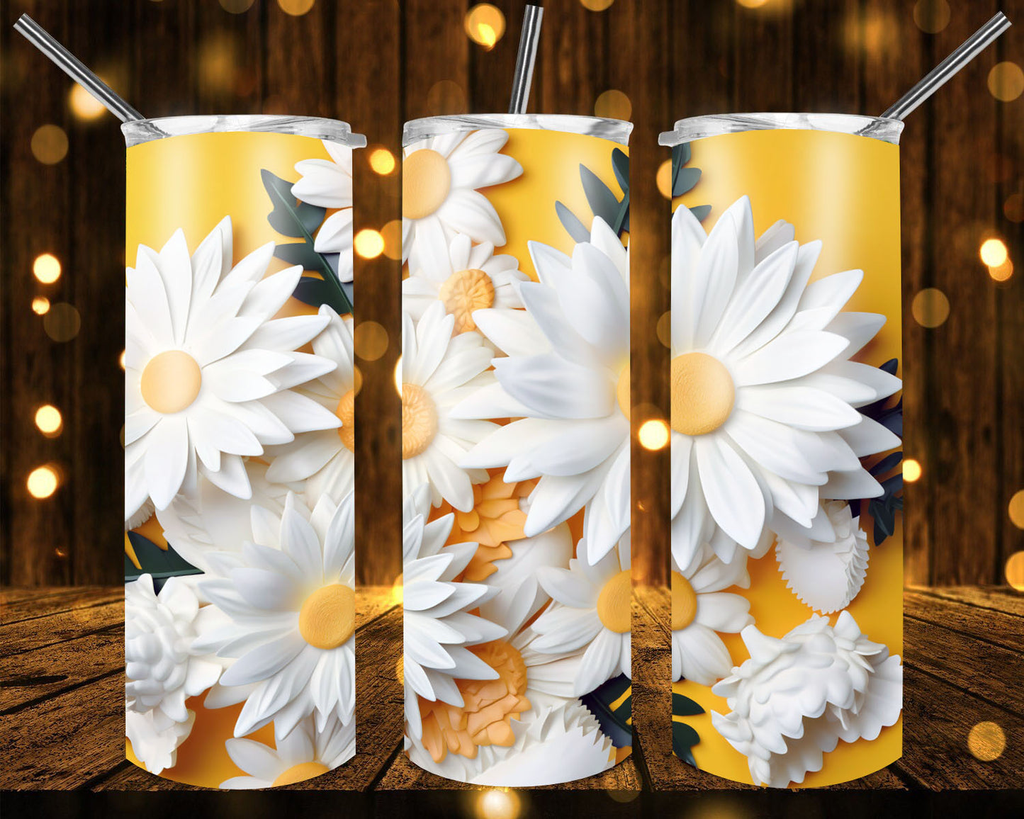 Flowers tumblers