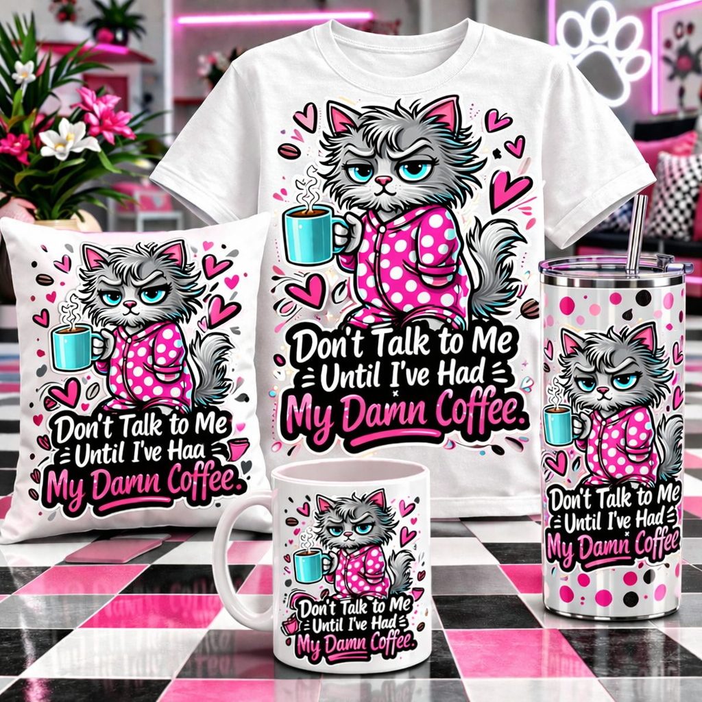 Start your day with attitude and style ☕💗