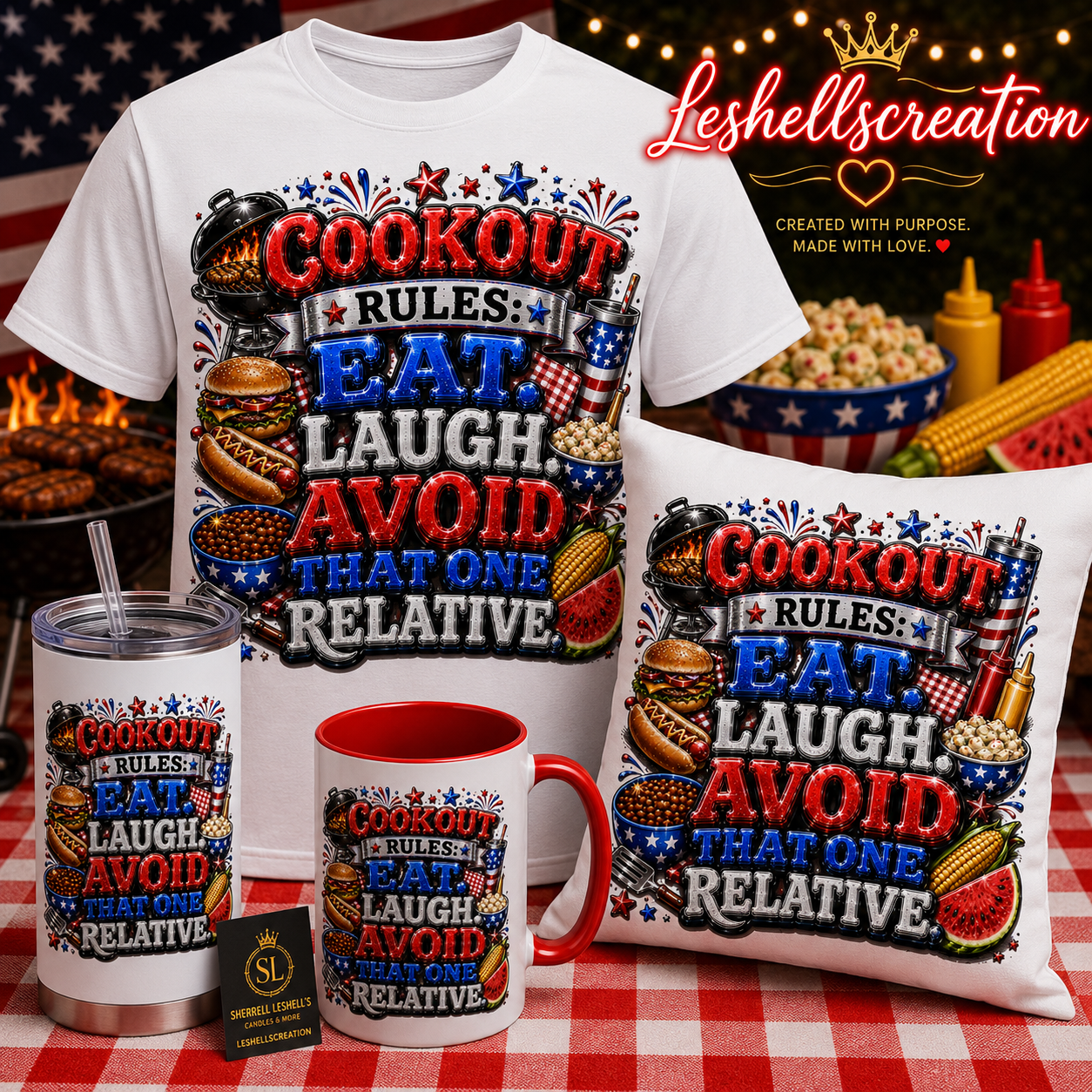 Celebrate in with Leshell’screation.
