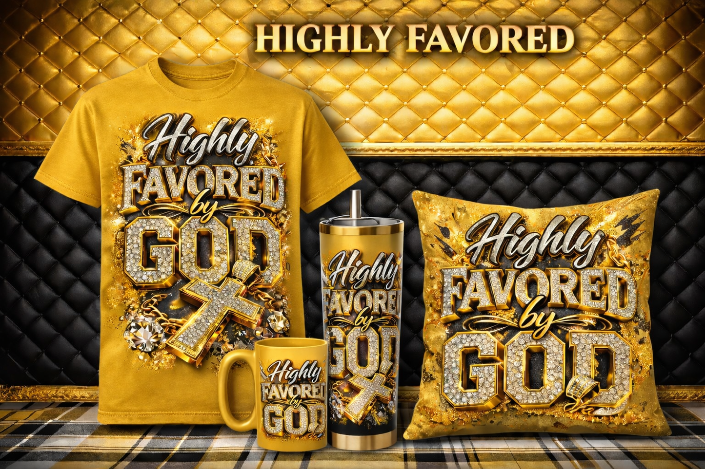 ✨ Highly Favored by GOD – Faith Inspired Collection