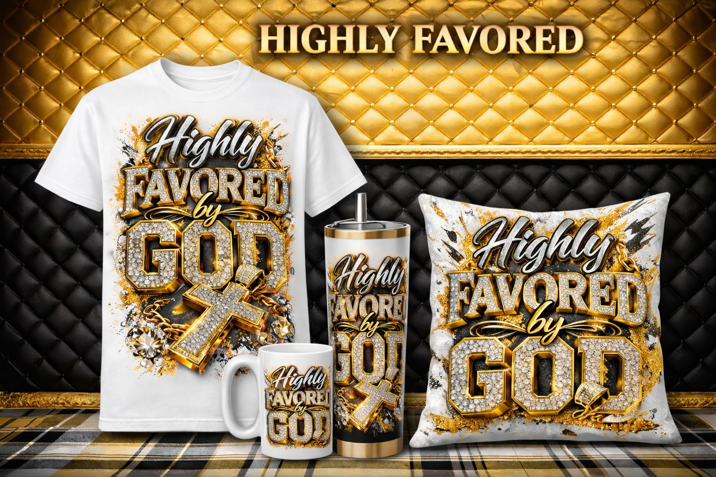 ✨ Highly Favored by GOD – Faith Inspired Collection