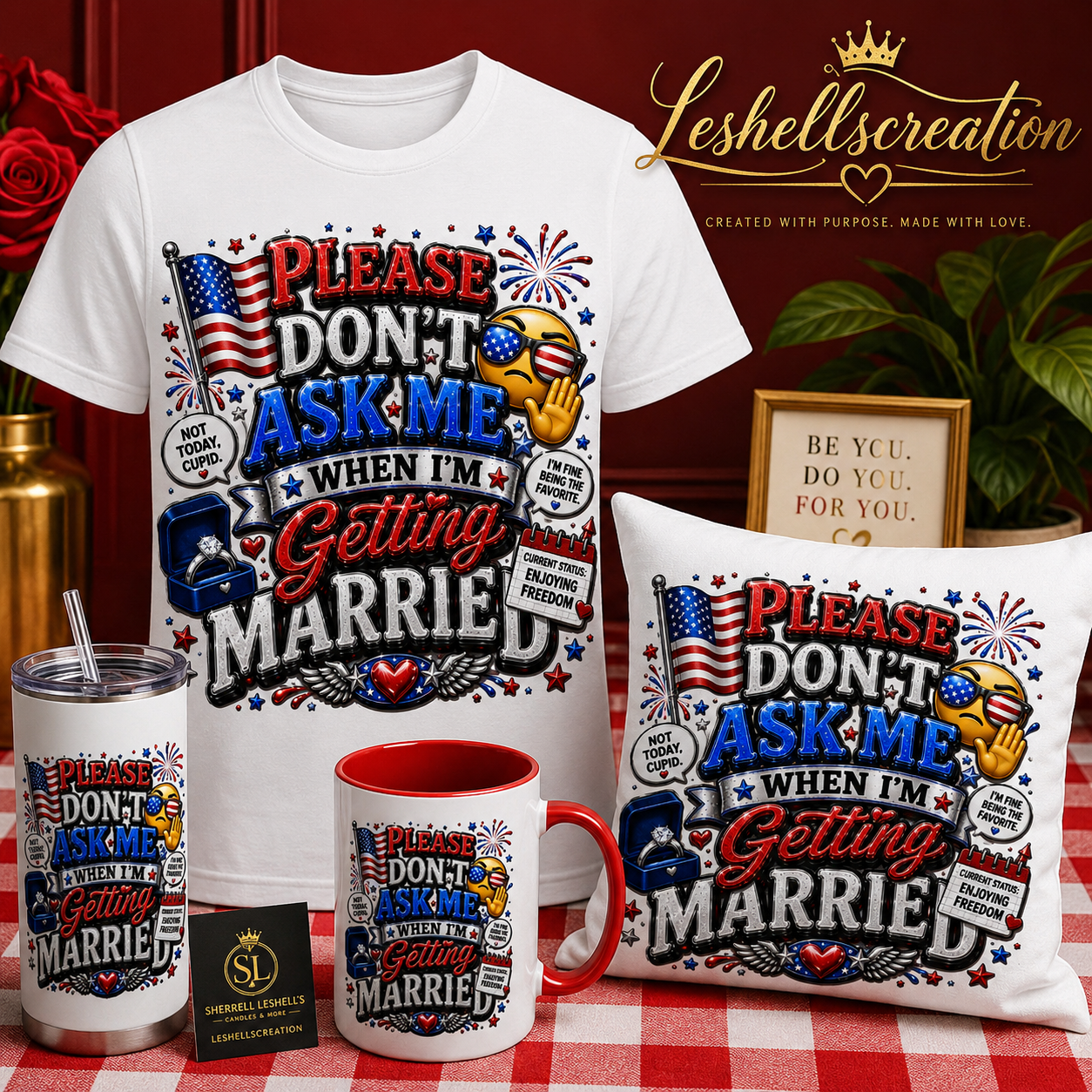 Celebrate in with Leshell’screation.