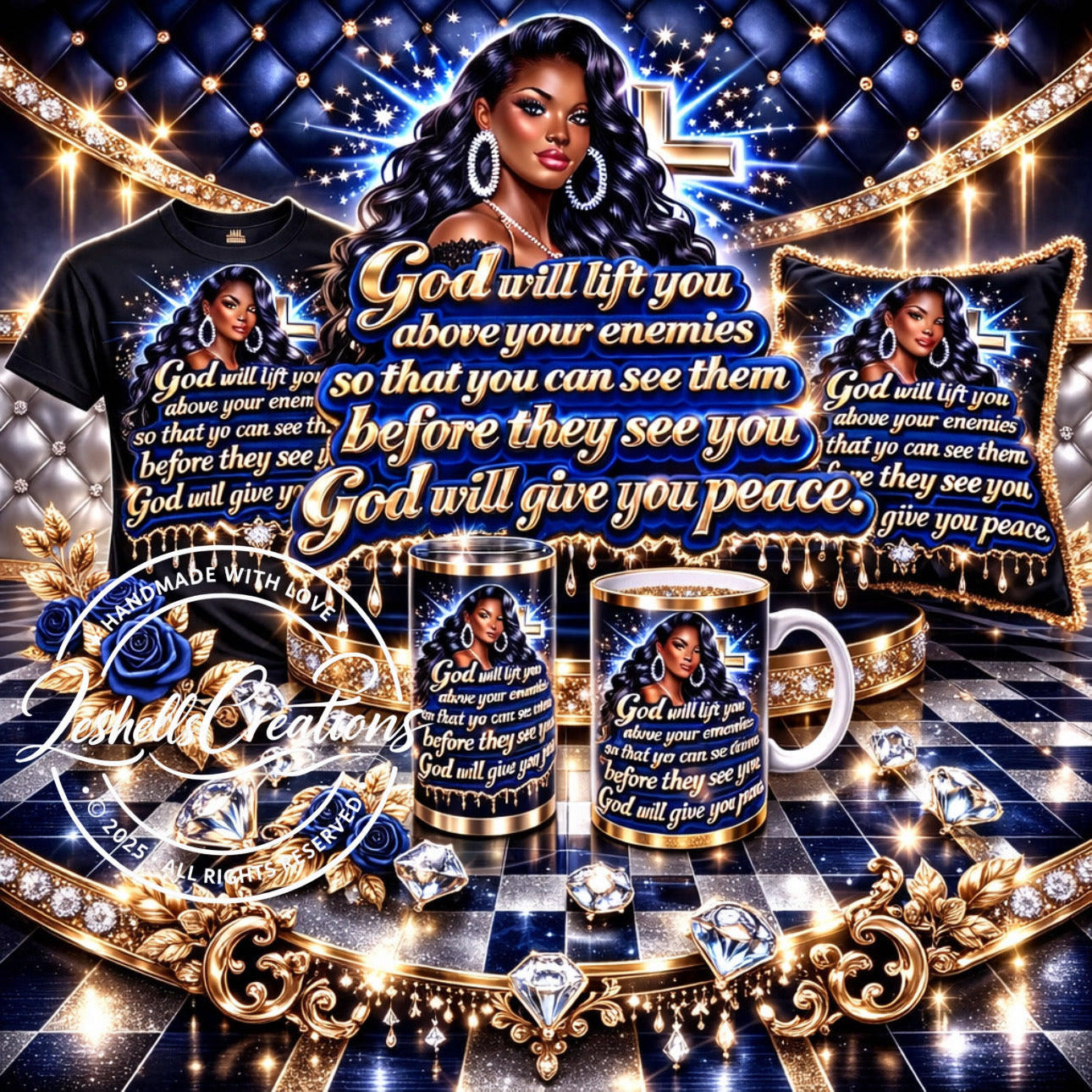 GOD WILL LIFT YOU ABOVE YOUR ENEMIES SO THAT YOU CAN SEE THEM BEFORE THEY SEE YOU.